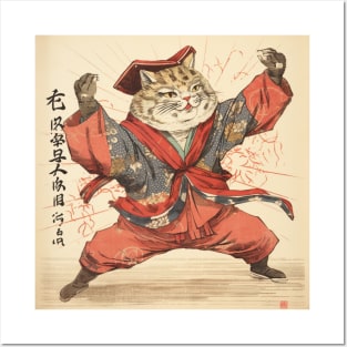 Edo cat Posters and Art